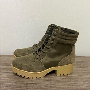 Steve Madden Khaki Combat Boots